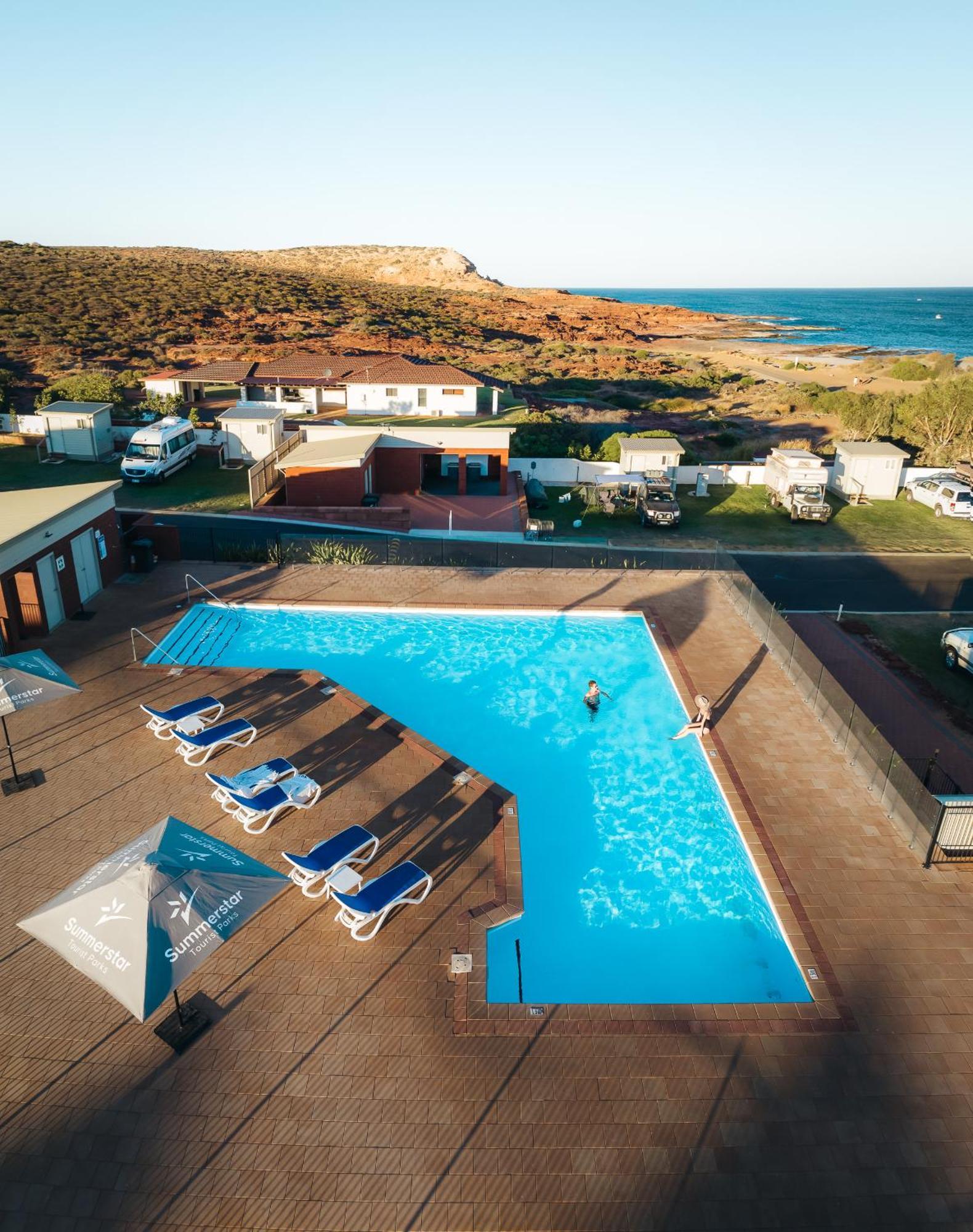 Kalbarri Red Bluff Tourist Park Hotel Exterior foto