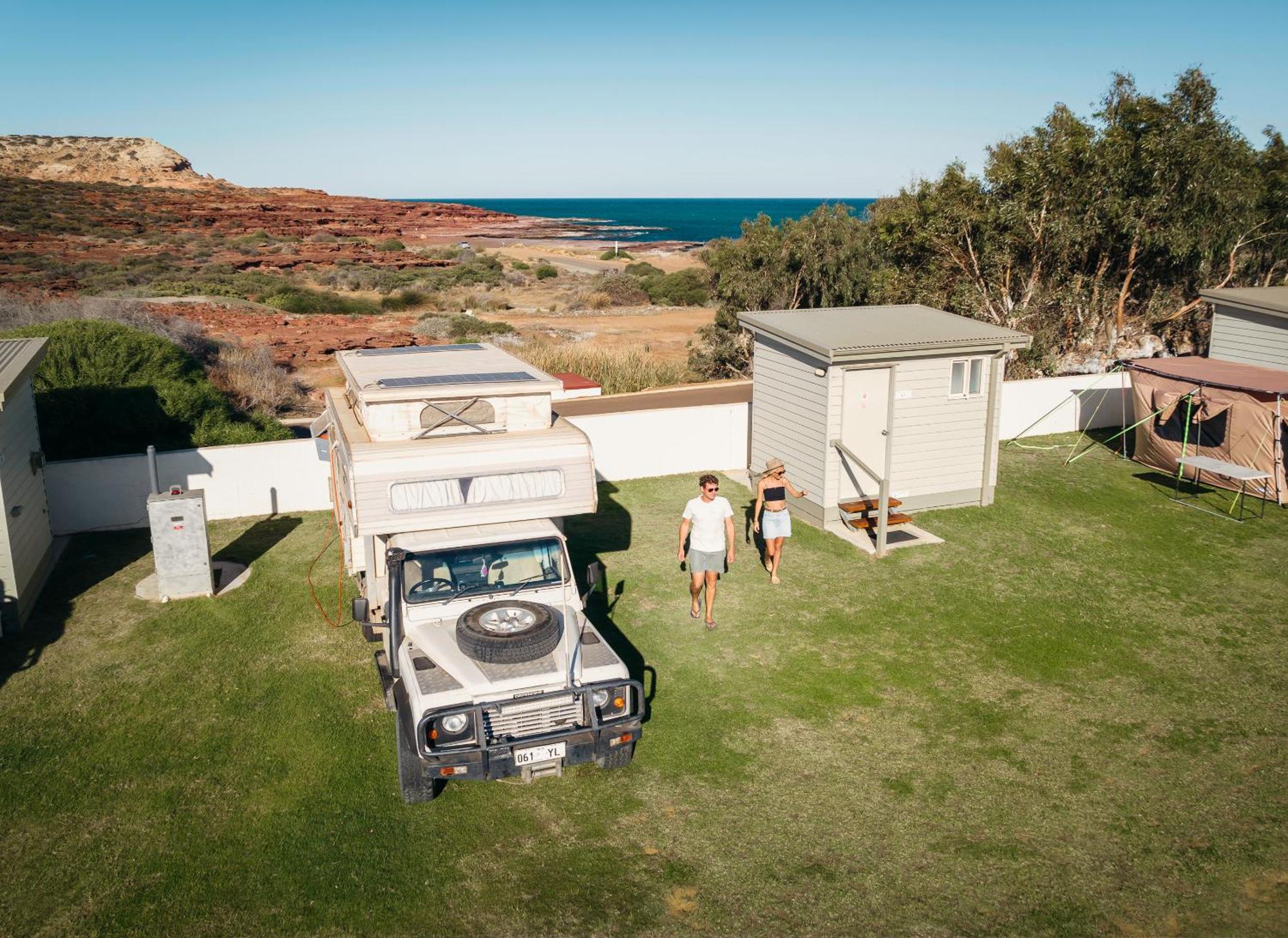 Kalbarri Red Bluff Tourist Park Hotel Exterior foto