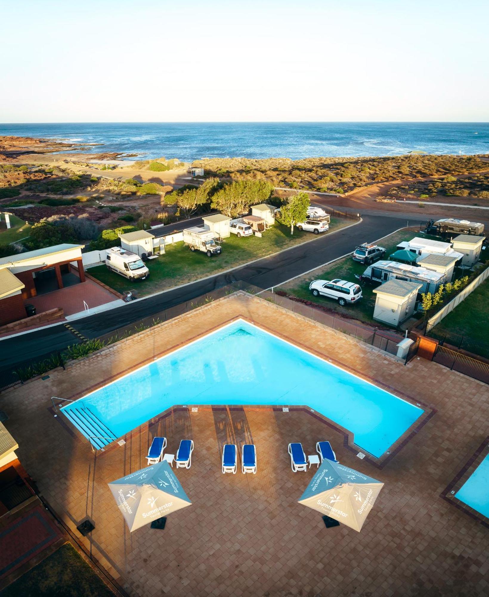 Kalbarri Red Bluff Tourist Park Hotel Exterior foto