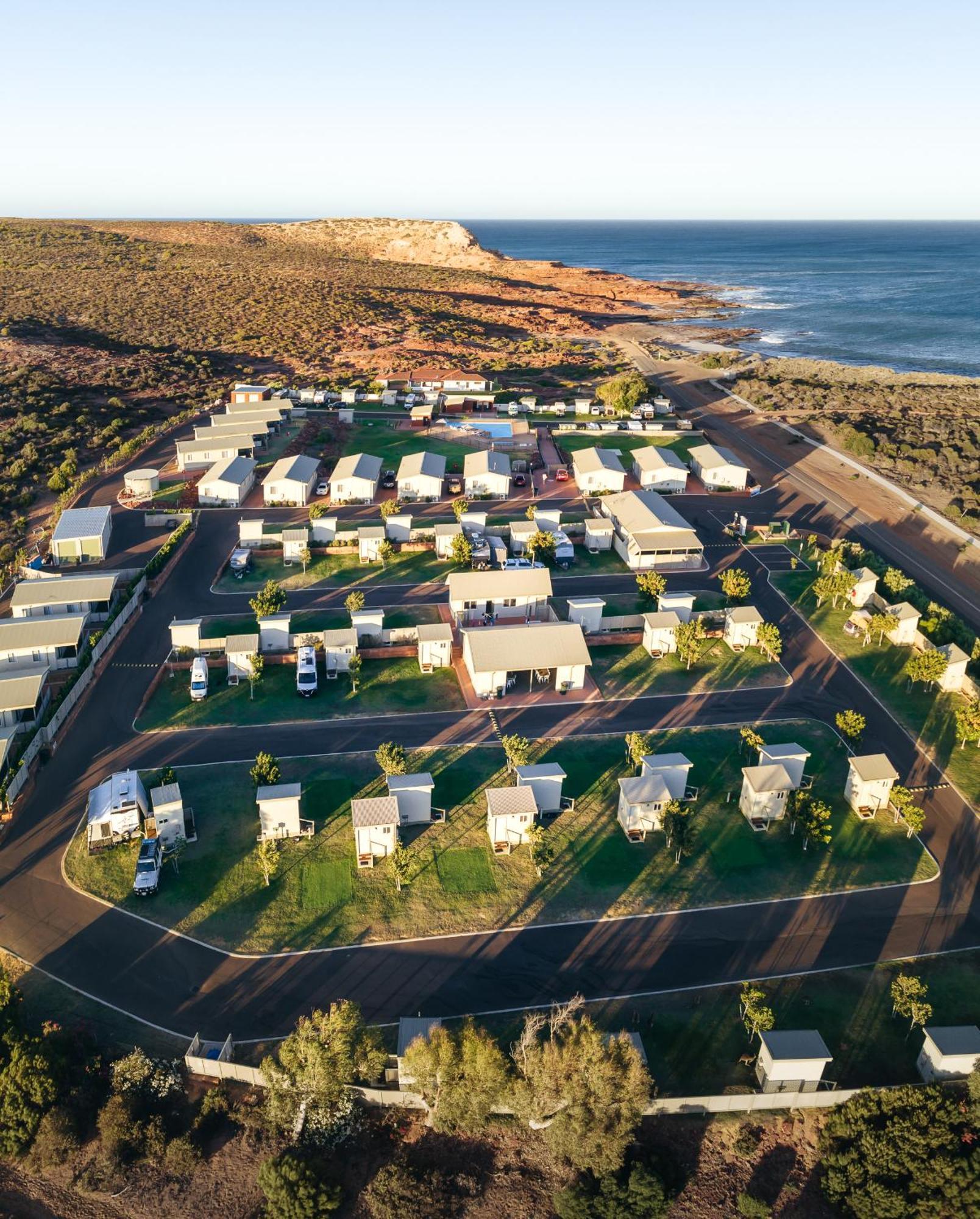 Kalbarri Red Bluff Tourist Park Hotel Exterior foto